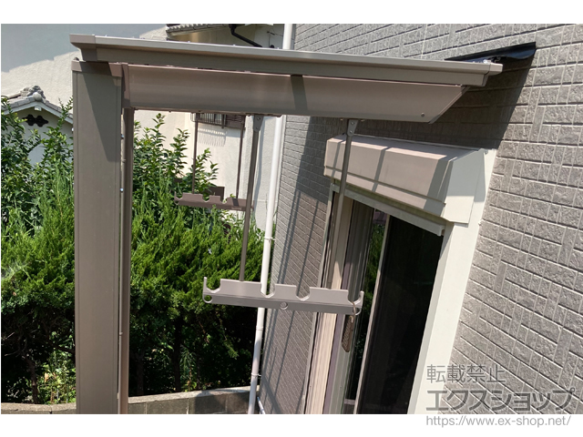 兵庫県神戸市ののテラス屋根 フーゴF 独立テラスタイプ 単体 積雪〜20cm対応 施工例