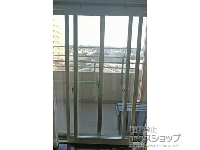 福岡県糟屋郡新宮町のの二重窓（内窓） インプラス 引違い窓 3枚建（内内外仕様） 施工例