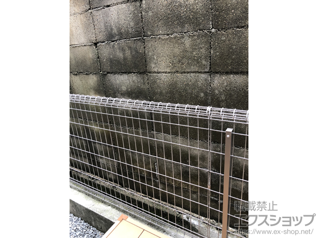 京都府京都市ののフェンス・柵 ユメッシュR型 フリー支柱タイプ 施工例