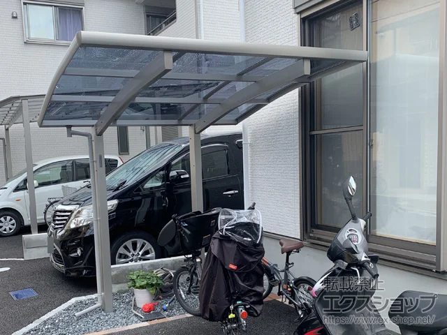 大阪府門真市のValue Selectのサイクルポート・自転車置き場 プレシオスポート ミニ 積雪～20cm対応 施工例