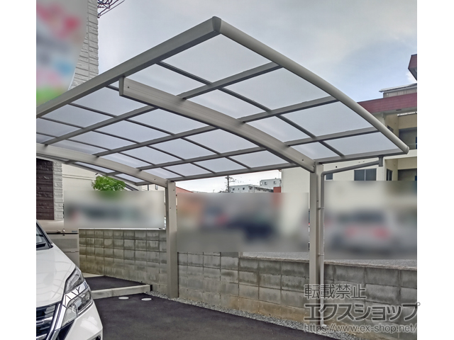 大阪府藤井寺市ののカーポート レイナポートグラン　積雪〜20cm対応 施工例