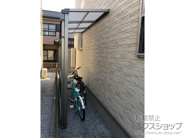 埼玉県熊谷市ののストックヤード スピーネストックヤードF型 パネルタイプ スクリーン仕様 積雪〜20cm対応 施工例