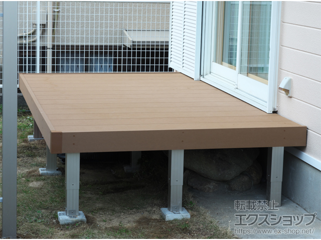 長崎県長崎市ののウッドデッキ マージウッドデッキ 施工例