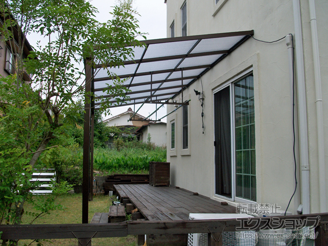 愛知県岡崎市ののテラス屋根 ソラリア F型 テラスタイプ 単体 積雪〜20cm対応 施工例