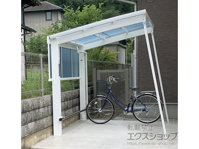 群馬県太田市ののサイクルポート・駐輪場 カムフィエース ミニ 積雪〜20cm対応 施工例