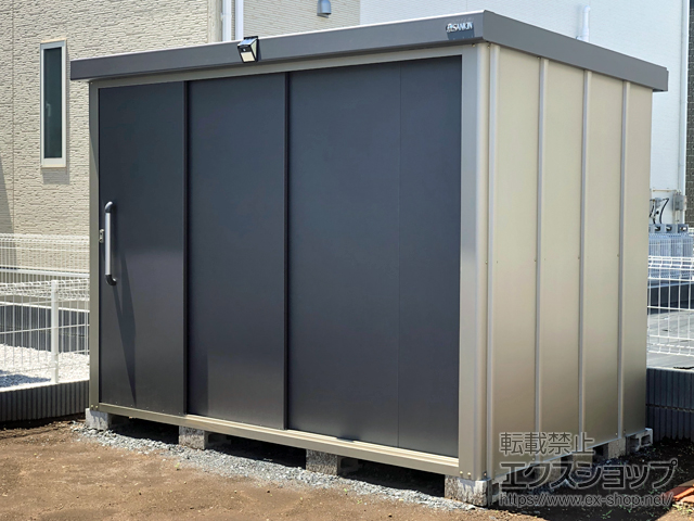 埼玉県本庄市のの物置・屋外倉庫 エスケーエイト SK8-130 一般型 2600×1600×1940 SK8-130-GK 施工例