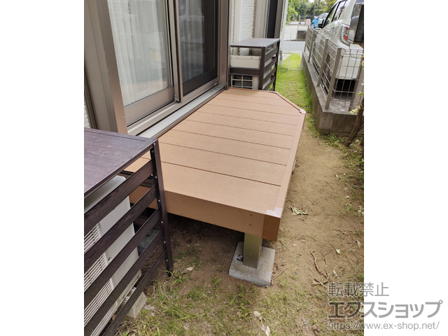 東京都町田市ののウッドデッキ リウッドデッキ 200 施工例