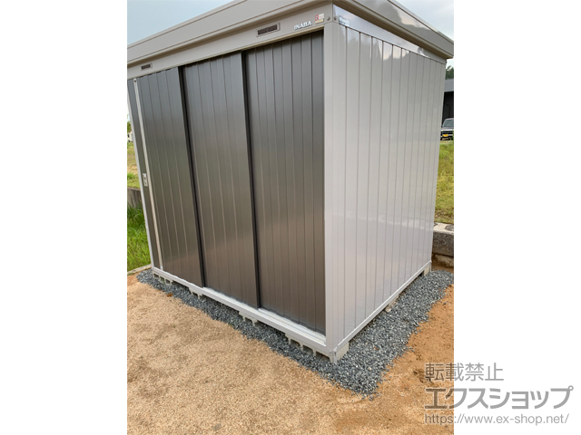 岡山県加賀郡吉備中央町のの物置・屋外倉庫 ネクスタ 多雪地型 2210×1790×2075 NXN-40S-PG 施工例