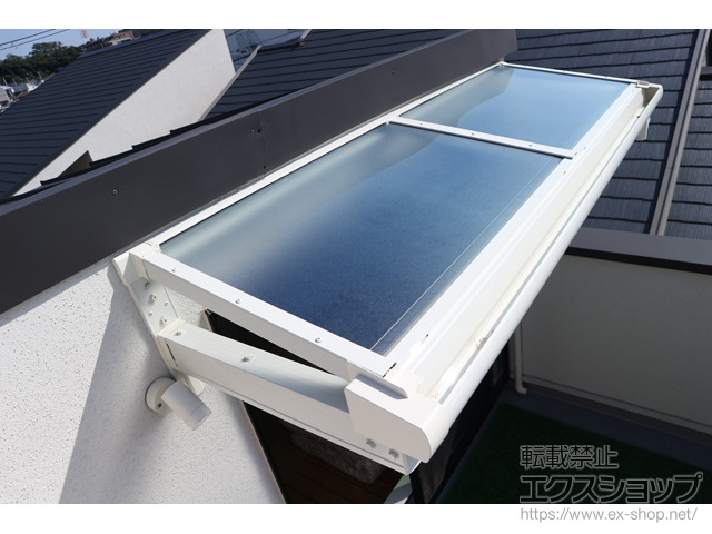 神奈川県鎌倉市ののテラス屋根、バルコニー・ベランダ屋根 スピーネ F型 ルーフタイプ 単体 積雪〜20cm対応 施工例