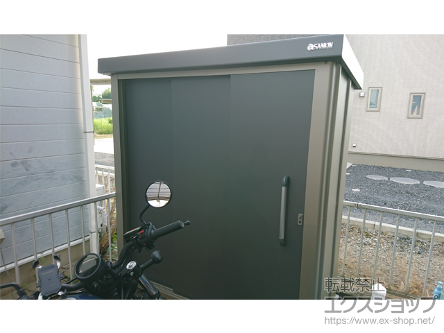 埼玉県南埼玉郡宮代町のの物置・屋外倉庫 エスケーエイト SK8-50 一般型 1800×800×1940 SK8-50-GK 施工例