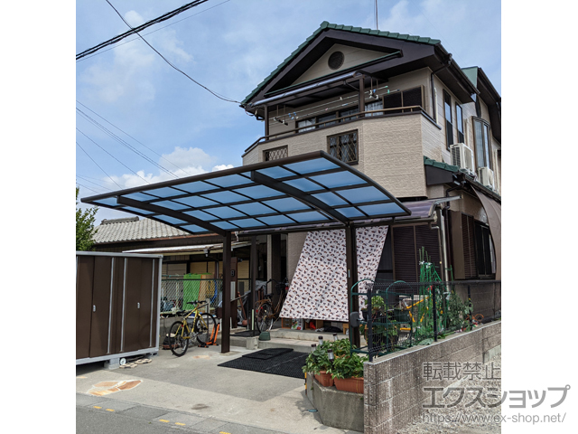 埼玉県北本市ののカーポート レイナポートグラン　積雪〜20cm対応 施工例