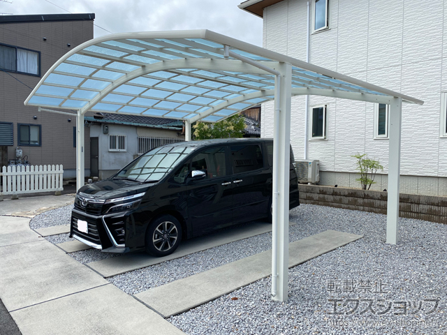 滋賀県守山市ののカーポート レイナツインポートグラン　積雪〜20cm対応 施工例
