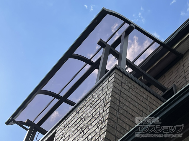 埼玉県川口市ののバルコニー・ベランダ屋根 スピーネ R型 屋根タイプ 単体 積雪〜20cm対応 施工例