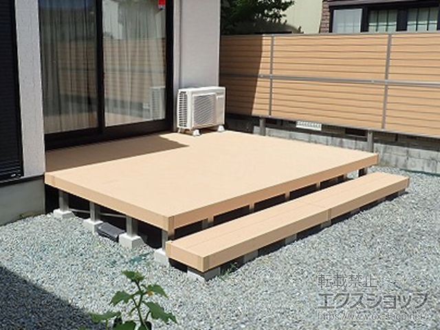 兵庫県伊丹市ののウッドデッキ リウッドデッキ 200 施工例