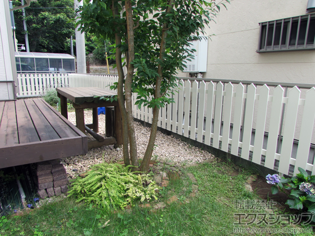 千葉県流山市ののフェンス・柵 アメリカンフェンス1型 フリーポールタイプ 施工例
