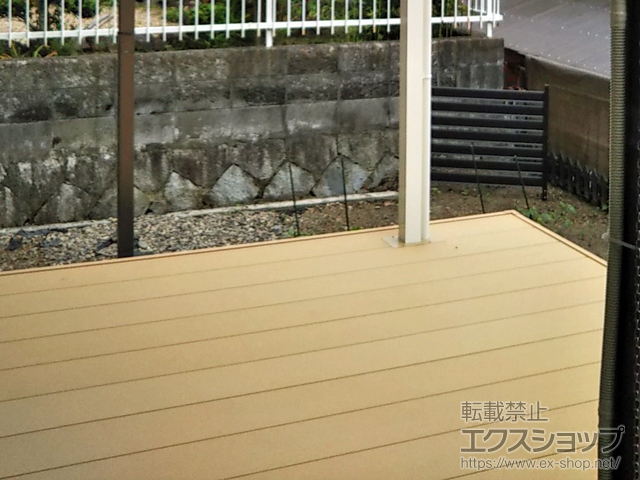 奈良県生駒郡平群町ののウッドデッキ リウッドデッキ 200 施工例