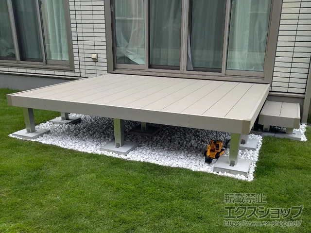 千葉県富津市のYKKAPのウッドデッキ リウッドデッキ 200 施工例