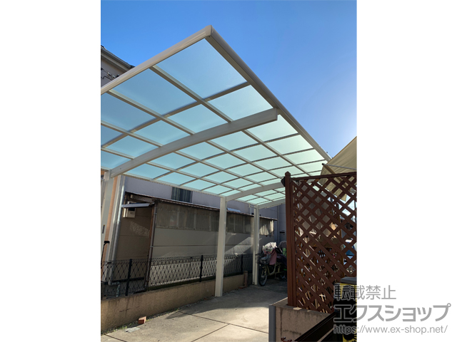 東京都足立区ののカーポート レイナポートグラン 延長　積雪〜20cm対応 施工例
