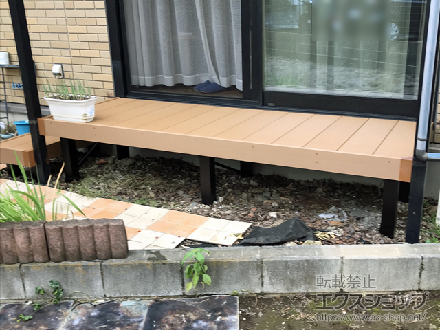 神奈川県伊勢原市ののウッドデッキ マージウッドデッキ 施工例