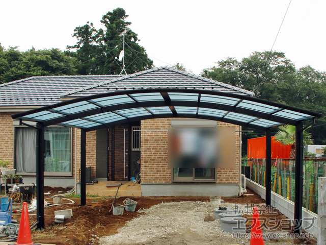 千葉県市原市ののカーポート レイナツインポートグラン　積雪〜20cm対応 施工例