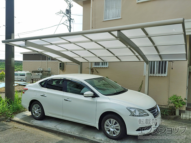 静岡県静岡市ののカーポート プレシオスポート 積雪〜20cm対応 施工例