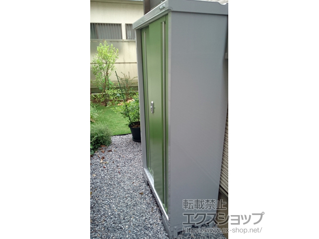 千葉県市川市のの物置・屋外倉庫 シンプリー 一般型 900×415×1603（MJX-094D-P） MJX-094D-P-LG 施工例