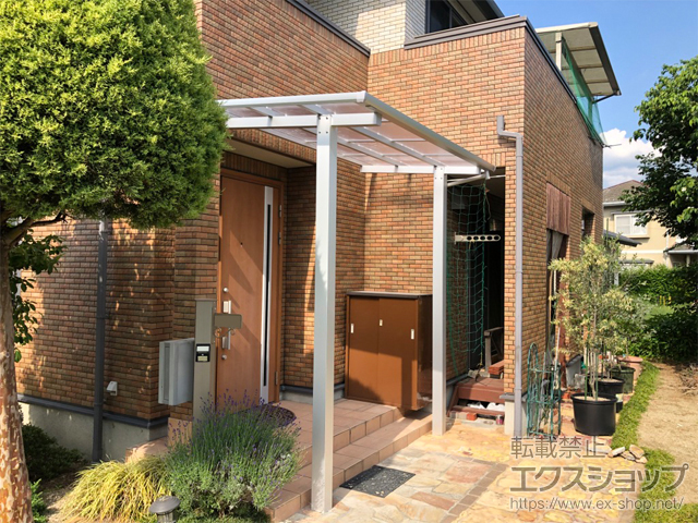 長野県下伊那郡喬木村ののテラス屋根 レセパ Tタイプ 独立タイプ 積雪〜20cm対応 施工例