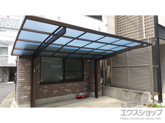 東京都渋谷区ののカーポート レイナポートグラン　積雪〜20cm対応 施工例