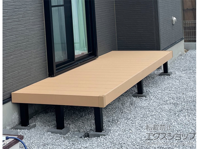 群馬県北群馬郡吉岡町ののウッドデッキ リウッドデッキ 200 施工例