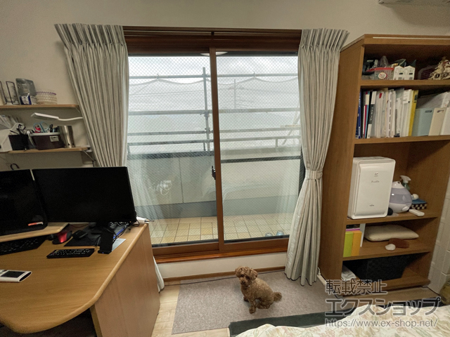 神奈川県秦野市のの二重窓（内窓） インプラス 引違い窓 2枚建 施工例