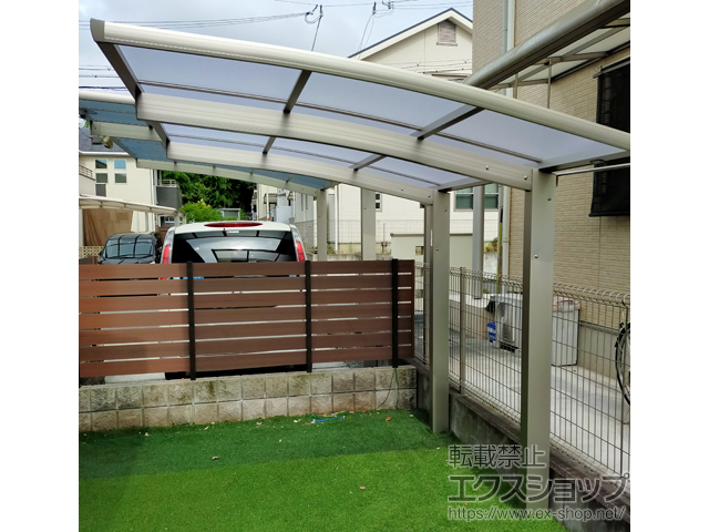 大阪府和泉市ののサイクルポート・駐輪場 プレシオスポート ミニ 積雪〜20cm対応 施工例