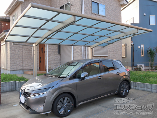 茨城県牛久市ののカーポート レイナポートグラン　積雪〜20cm対応 施工例