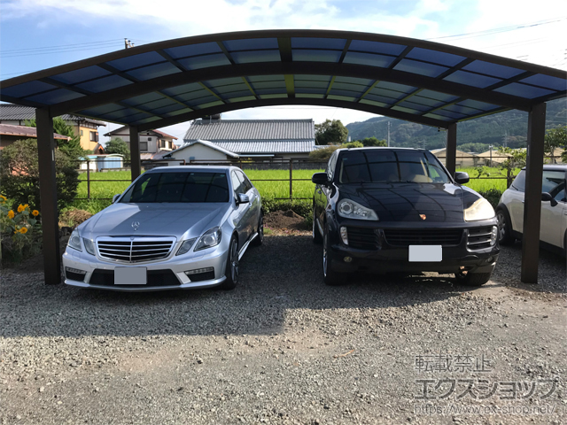 静岡県富士宮市ののカーポート レイナツインポートグラン　積雪〜20cm対応 施工例