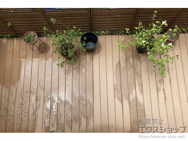 東京都品川区ののウッドデッキ 樹ら楽ステージ 施工例