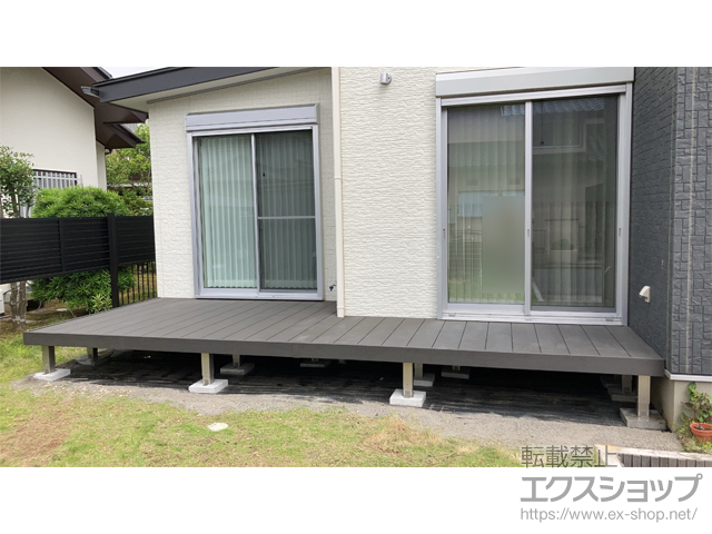 茨城県取手市ののウッドデッキ リウッドデッキ 200 施工例