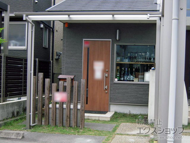 鹿児島県鹿児島市ののテラス屋根 ソラリア F型 テラスタイプ 単体 積雪〜20cm対応 施工例