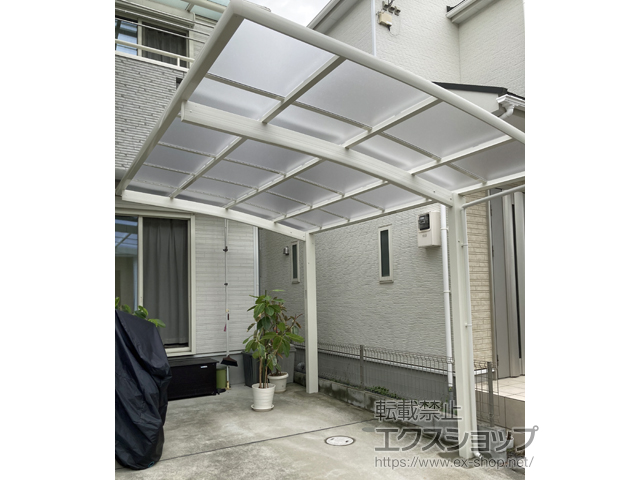 大阪府寝屋川市ののカーポート レイナポートグラン　積雪〜20cm対応 施工例