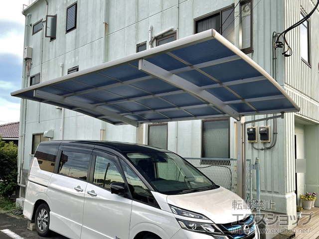 神奈川県足柄下郡湯河原町ののカーポート プレシオスポート 積雪〜20cm対応 施工例