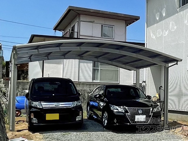 愛媛県松山市ののカーポート レイナツインポートグラン　積雪〜20cm対応 施工例