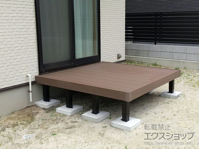 福岡県北九州市ののウッドデッキ マージウッドデッキ 施工例