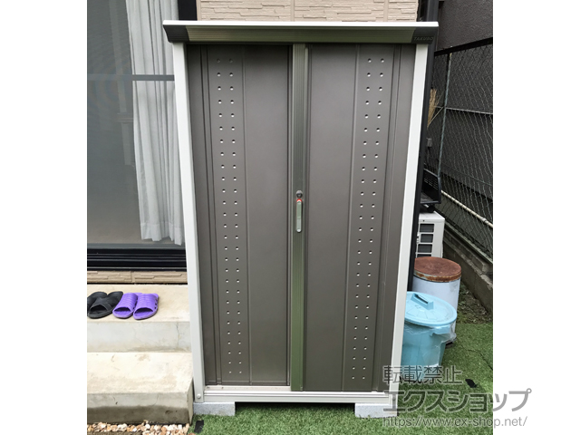 東京都練馬区のの物置・屋外倉庫 グランプレステージジャンプ 920×530×1600 GP-95B-F-CB 施工例