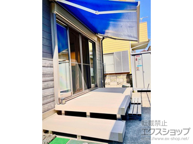 千葉県千葉市ののウッドデッキ リウッドデッキ 200 施工例