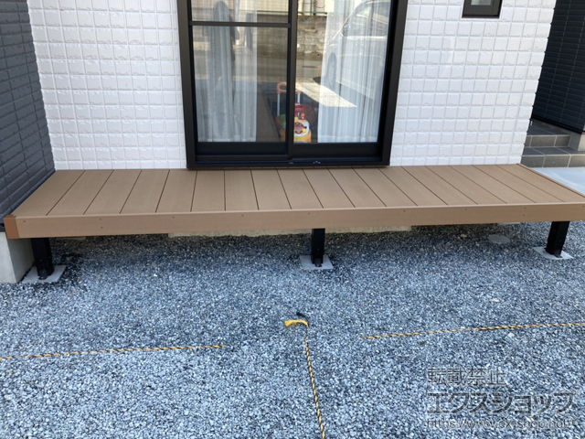 静岡県田方郡函南町ののウッドデッキ マージウッドデッキ 施工例