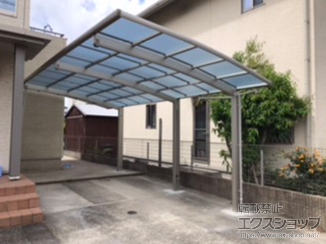 長崎県大村市ののカーポート レイナポートグラン 延長　積雪〜20cm対応 施工例