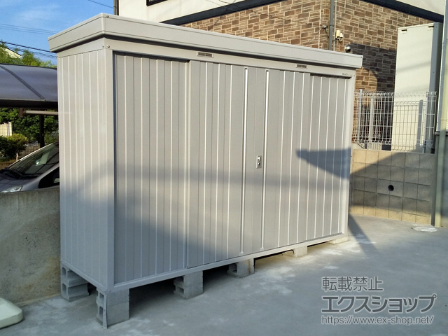栃木県芳賀郡市貝町のの物置・屋外倉庫 ネクスタ 一般型 3050×950×2075 NXN-29S-FS 施工例