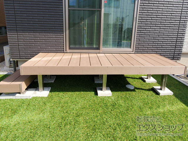 千葉県印西市ののウッドデッキ 樹ら楽ステージ 施工例