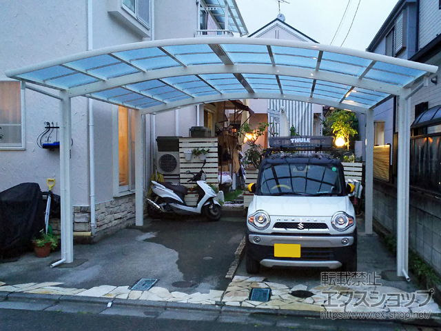 東京都武蔵村山市ののカーポート レイナツインポートグラン　積雪〜20cm対応 施工例