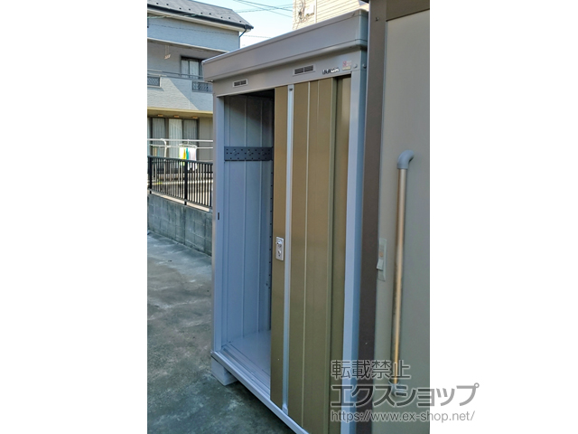 東京都八王子市のの物置・屋外倉庫 ネクスタ 一般型 1370×1370×2075 NXN-20CS-MB 施工例