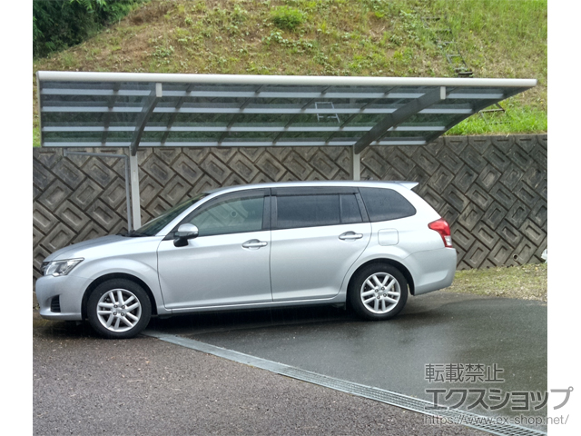 岐阜県多治見市ののカーポート プレシオスポート 積雪〜20cm対応 施工例
