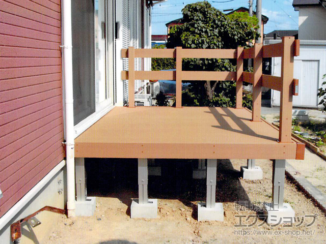 愛知県豊田市ののウッドデッキ マージウッドデッキ 施工例